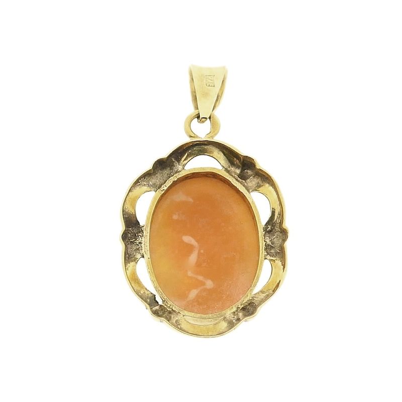 Image 5 of Gold pendant with cameo | Vintage/antique
