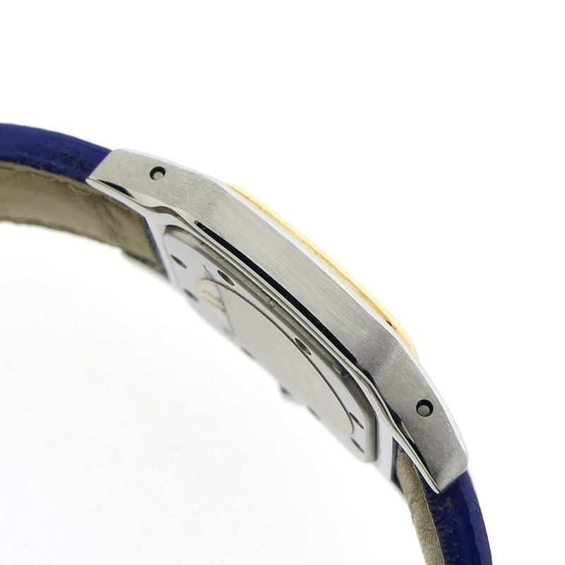 Image 9 of Cartier Santos Galbee; Gold/steel ladies watch