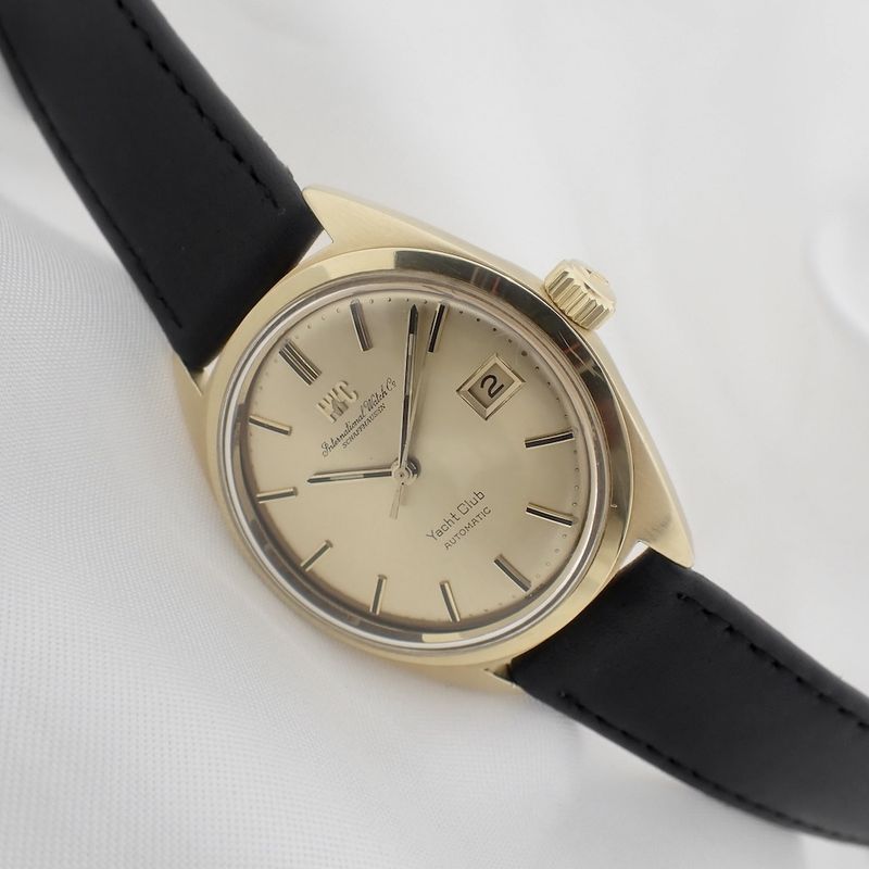 Image 15 of IWC Schaffhausen Yacht Club; Vintage 18k. watch