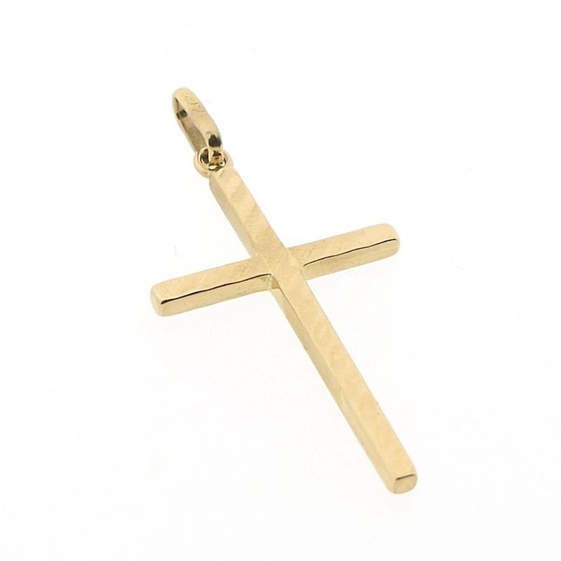 Image 6 of 18 carat gold pendant of a cross