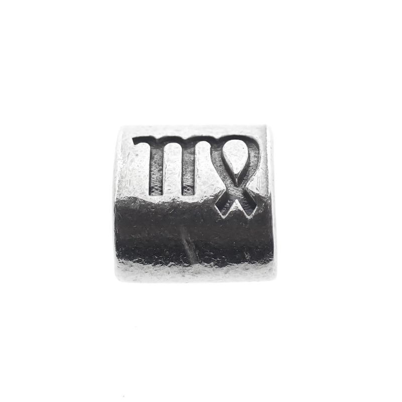 Image 4 of Pandora charm; Silver; Virgo zodiac sign