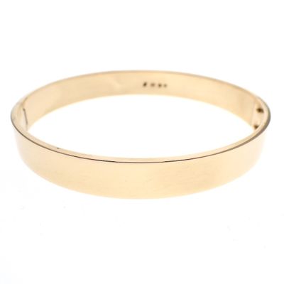 Solid gold wide slave bracelet | Ø 67 mm Image 1 of Solid gold wide slave bracelet | Ø 67 mm