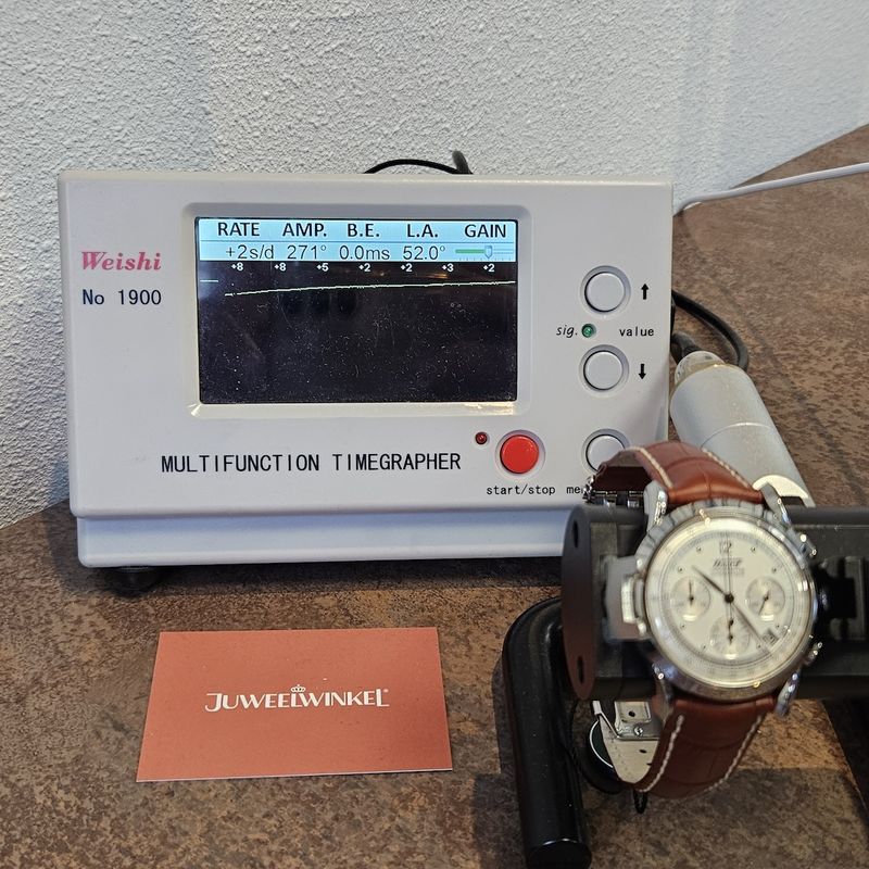 Image 20 of Tissot Heritage Chronograph '150th Anniversary' T66.1.712.31; Automatic men's watch