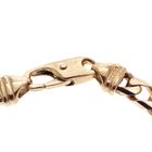 Image 3 of 9 carat two-tone gourmet link bracelet; 23 cm