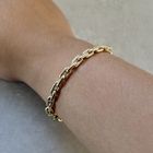 Image 2 of 18K solid gold link bracelet | 21 cm