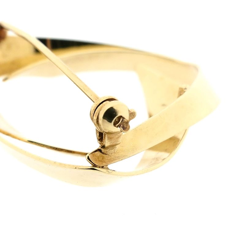 Image 6 of Vintage Gold Brooch; 14 Karat