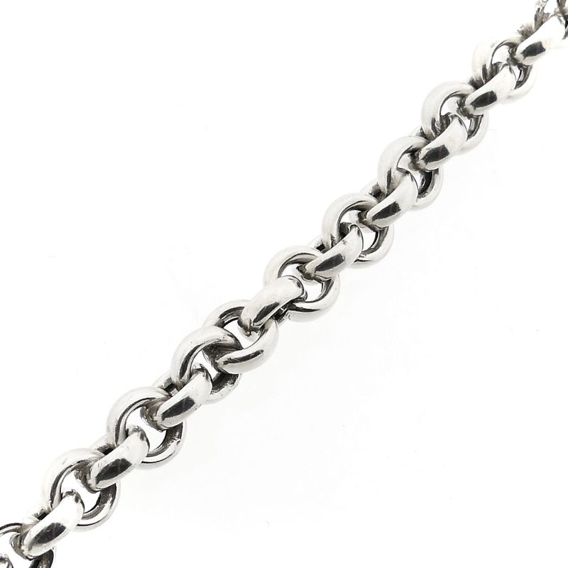 Afbeelding 8 van Zilveren jasseronschakel armband | 21 cm 