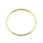 Image 3 of Gold smooth slave bracelet | Ø 67 mm