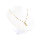 Image 5 of Gold owl pendant with turquoise