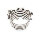 Image 4 of Unique 18k white gold ring with diamonds | 1.00 ct.