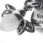 Image 6 of Pandora Moments charm pendant; Silver; Glow In The Dark Firefly
