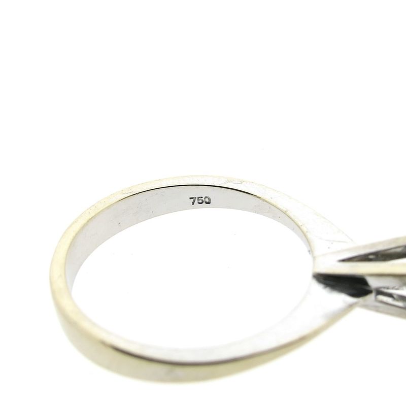 Image 5 of White gold solitaire ring with 0.14 ct diamond.