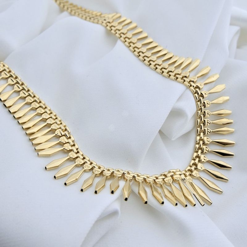 Image 6 of Gold Cleopatra necklace | 45.5 cm