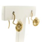 Image 4 of Golden dynamic stud earrings