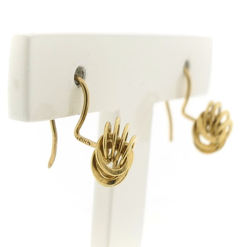 Image 4 of Golden dynamic stud earrings