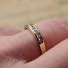 Image 11 of Gold ring/sliding ring with zirconia