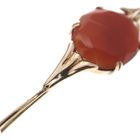 Image 4 of Antique gold brooch with carnelian