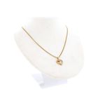 Image 4 of Gold heart pendant with diamonds | 0.015 ct.