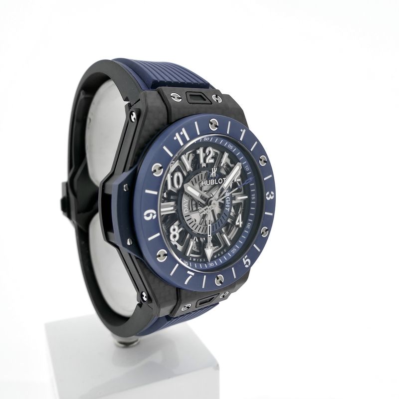 Image 3 of Hublot Big Bang Unico GMT Carbon Blue Ceramic 471.QL.7127.RX; Automatic men's watch