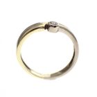 Image 5 of Two-tone gold fantasy ring set with 0.04 ct diamond.