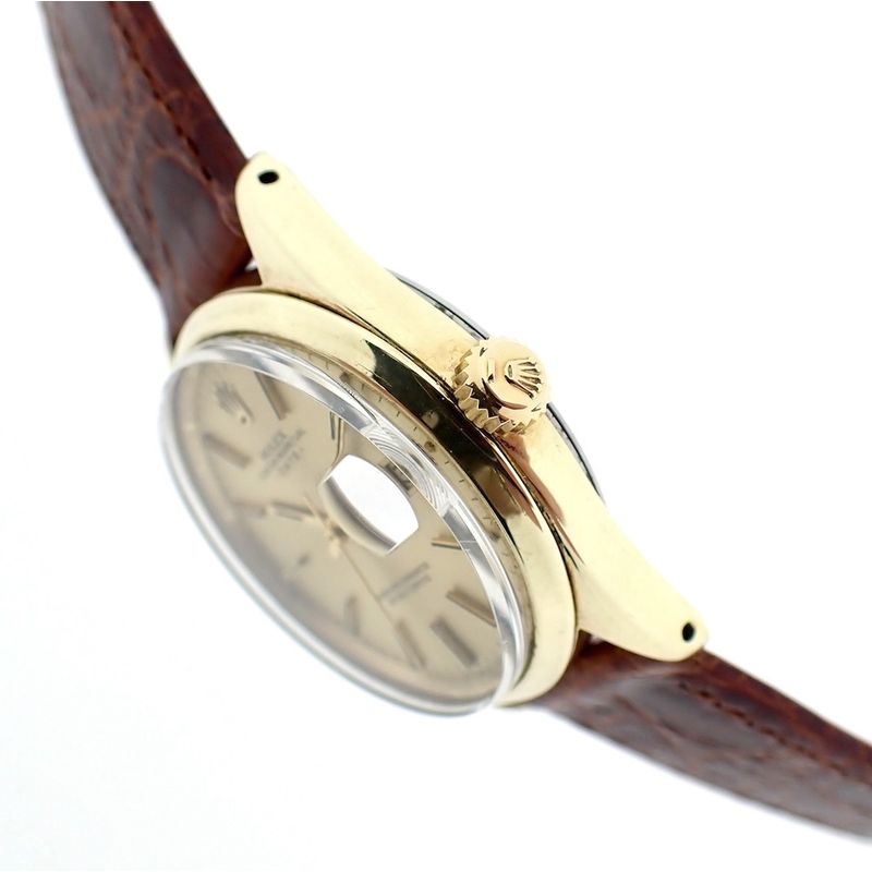 Image 5 of Rolex Date 1550; Gold capped automatic watch