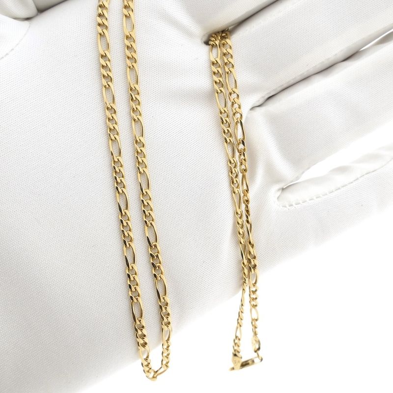 Image 8 of 9 carat Figaro link chain | 51 cm