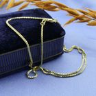 Image 2 of 9 carat thin Venetian link chain | 50 cm