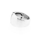 Image 7 of Silver robust ring with zirconia; TiSento