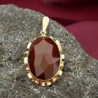 Image 1 of Vintage gold pendant with carnelian