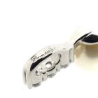Image 7 of White gold pendant with pearl and diamonds; 0.21 ct.