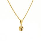 Image 9 of Gold pendant with diamond | 0.03 ct.