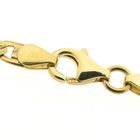 Image 5 of Tricolor gold navy link necklace