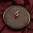 Image 2 of 18-karat gold ring with diamond | 0.21 ct.