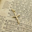 Image 2 of Gold pendant of a cross with corpus