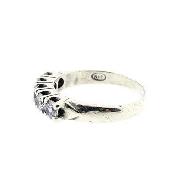White gold ring with zirconia Image 2 of White gold ring with zirconia