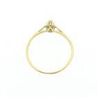Image 5 of Gold solitaire ring with diamond | 0.015 ct.