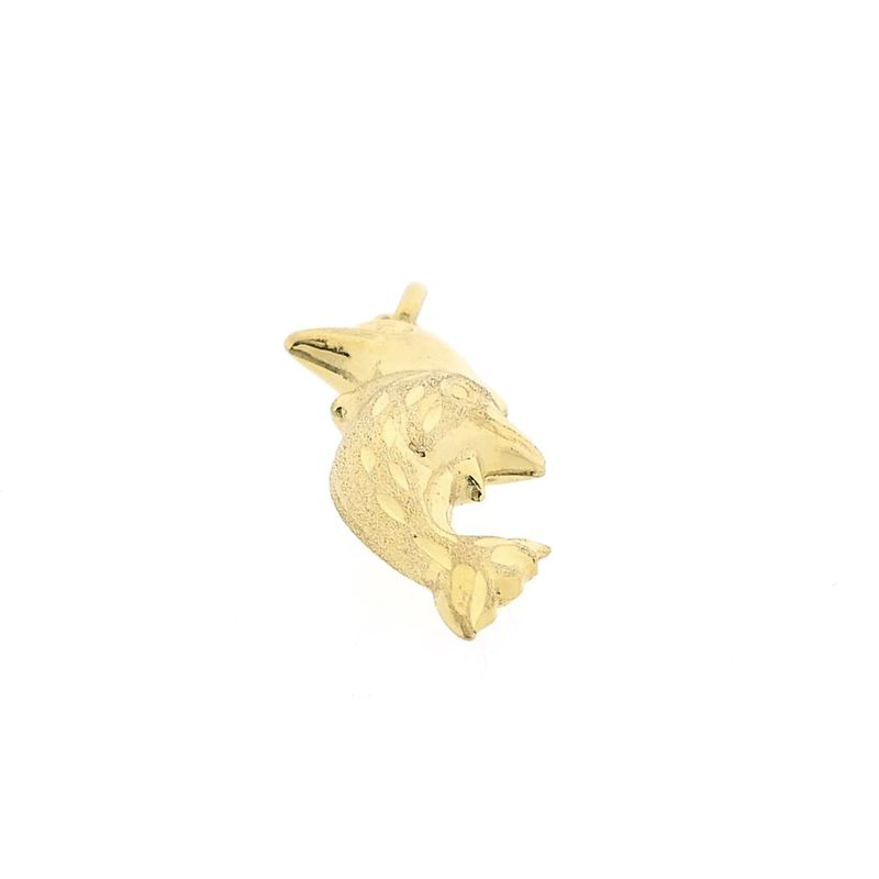 Image 8 of Double Dolphin Pendant; 9 Carat