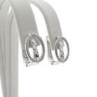 Image 1 of White gold stud earrings with zirconia