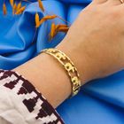 Image 8 of Gold bracelet with elephants; Size S