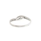 Image 4 of Silver Ring with Zirconia; Size 18