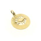 Image 6 of Gold zodiac sign pendant; Cancer | Fabiola