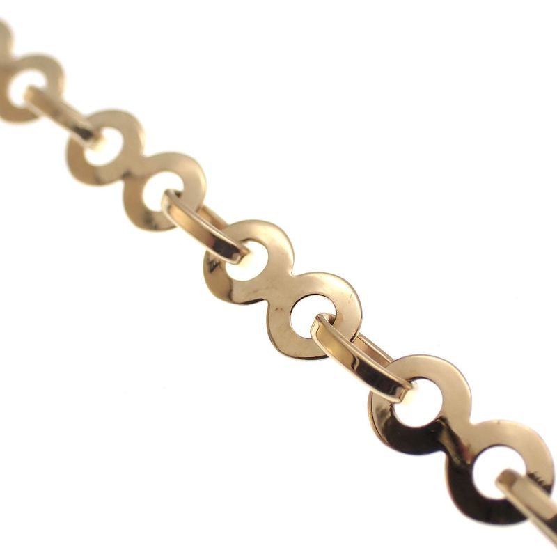 Image 3 of Gold children's bracelet with ladybugs | 14 cm