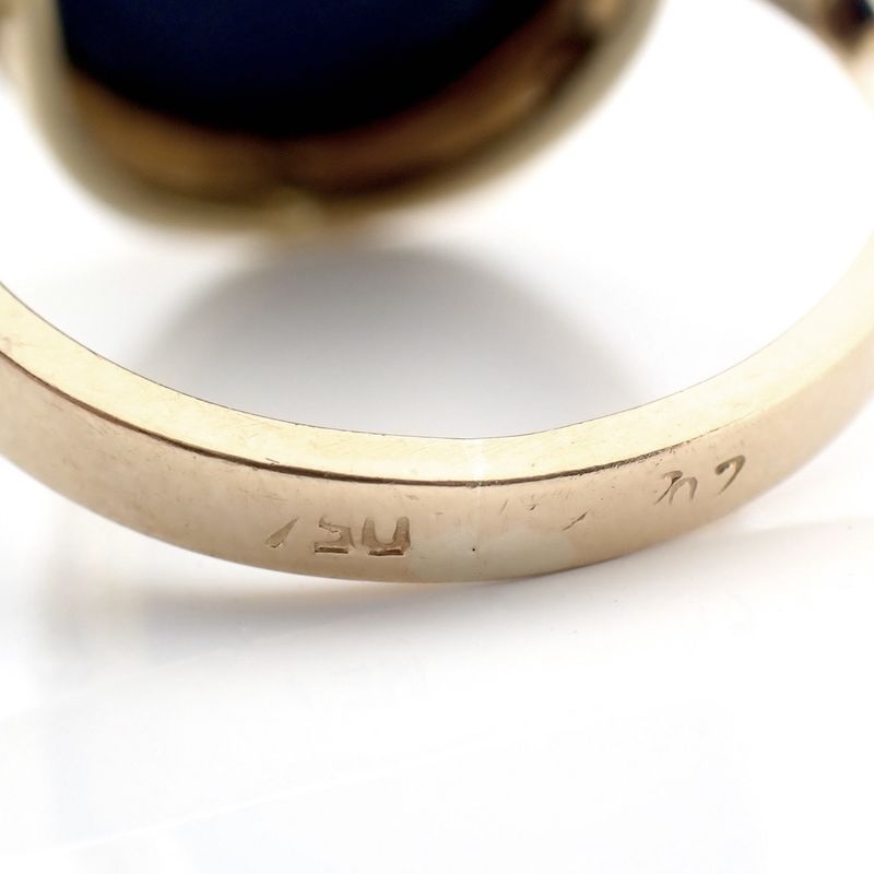 Image 9 of 18K Gold Ring with Triple Opal | Vintage