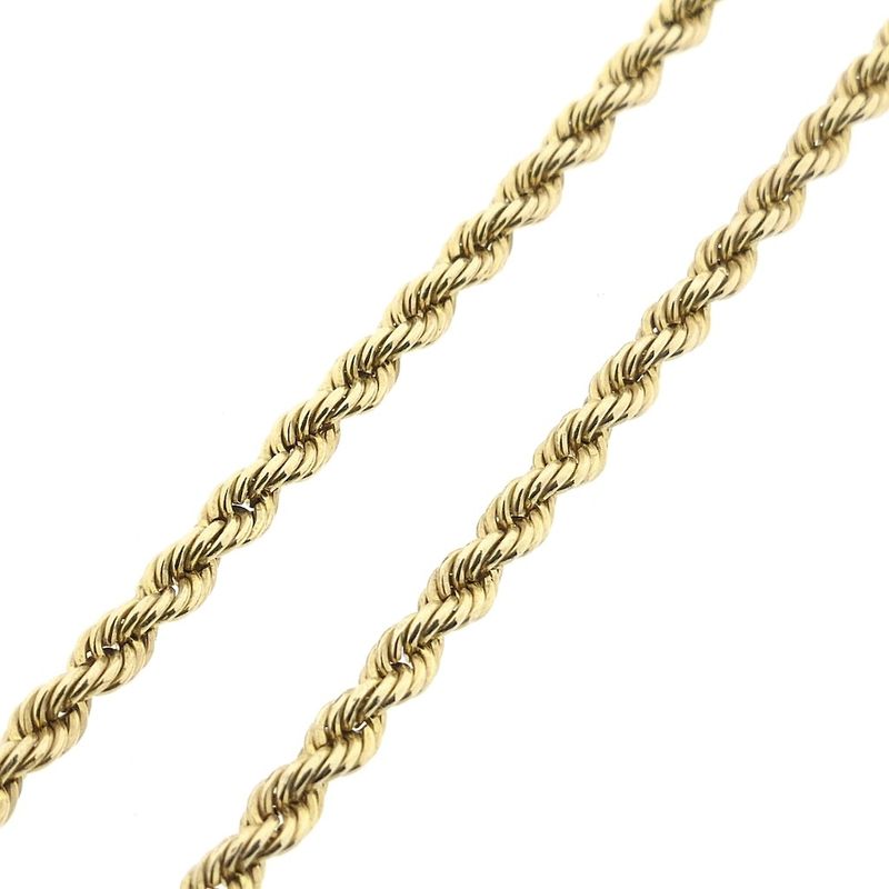 Image 6 of Gold twisted link chain | 50.5 cm