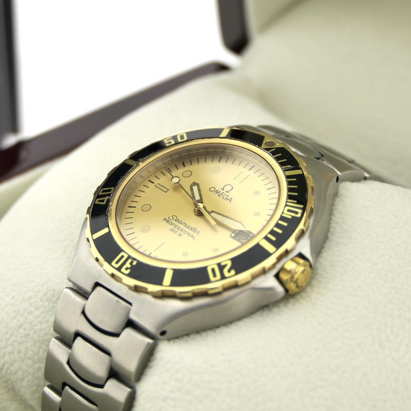 Image 16 of Omega Seamaster Pre-Bond 396.1042; Gold/steel men's watch