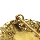 Image 5 of 22 carat gold oriental pendant/brooch with ruby