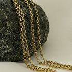 Image 2 of 21 carat gold jasseron link chain | 61 cm