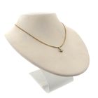 Image 5 of Gold pendant of a heart with zirconia