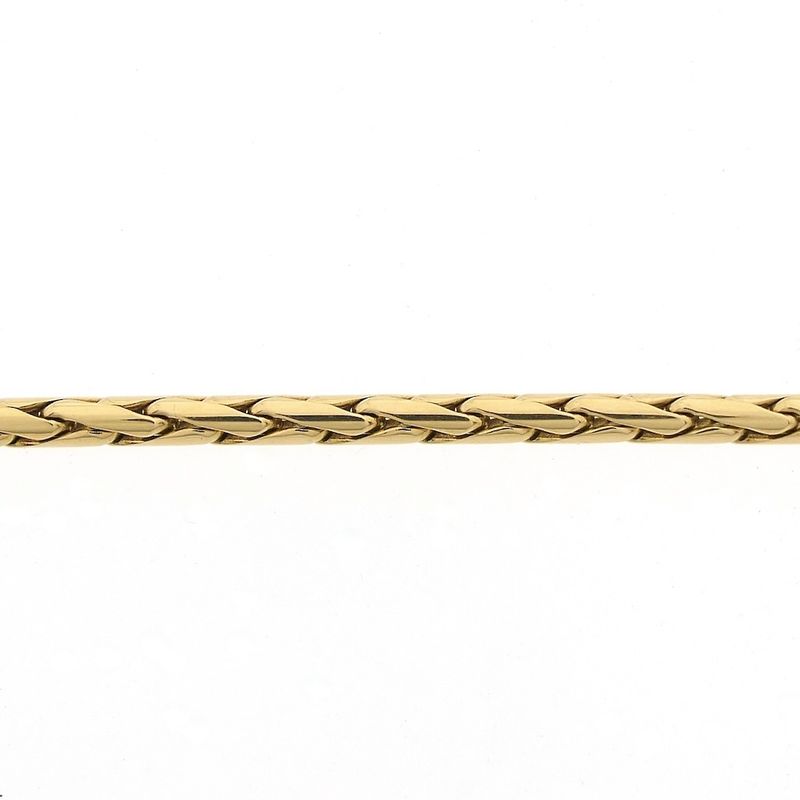 Image 7 of Vintage gold cardano link necklace