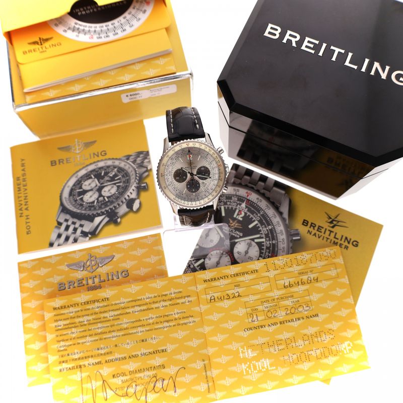 Afbeelding 14 van Breitling Navitimer Special Edition '50TH Anniversary' A41322; Automatisch Heren Horloge